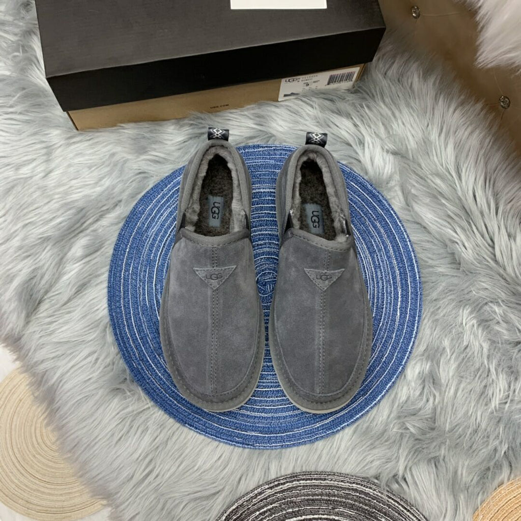 3455 Men's Gray Low-Top Slip-On Shoes