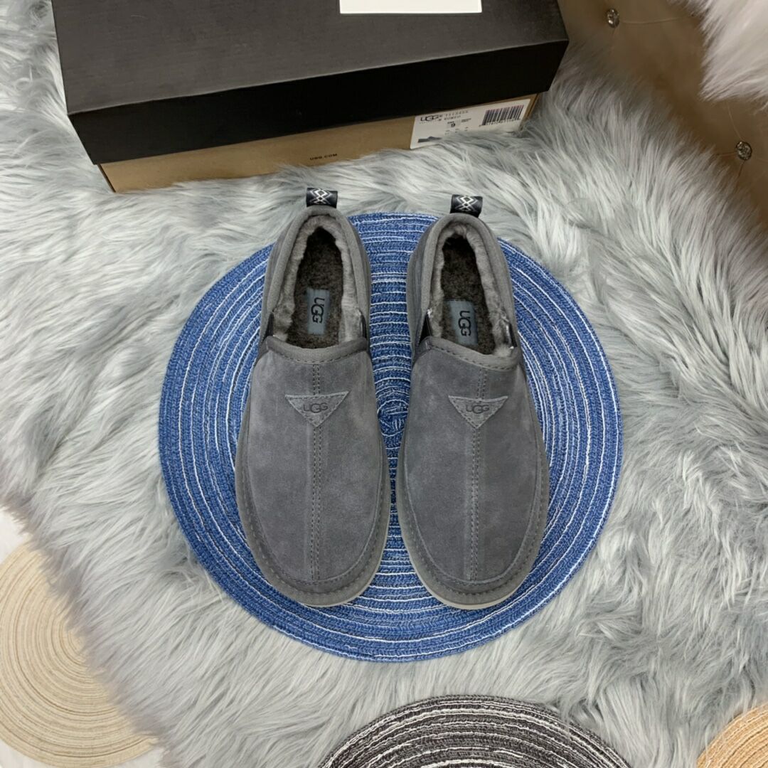 3455 Men's Gray Low-Top Slip-On Shoes