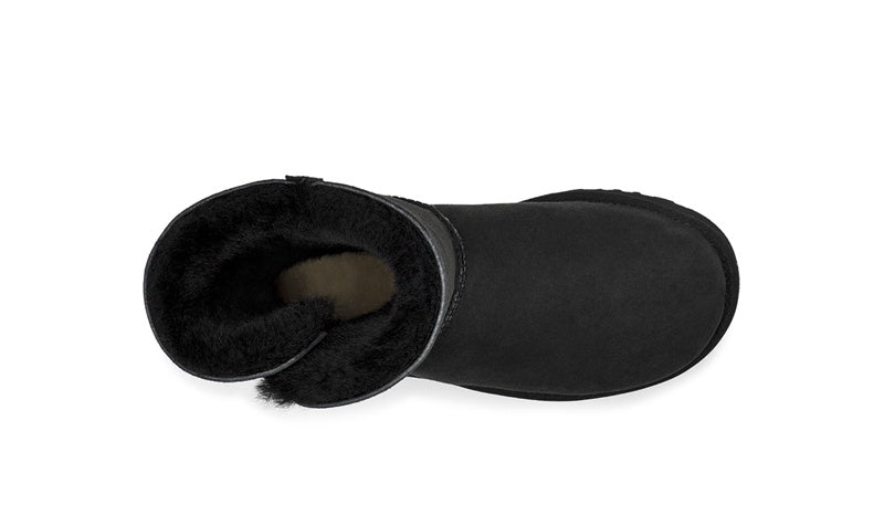 2480 Black Side-Zip Mid-Calf Boots