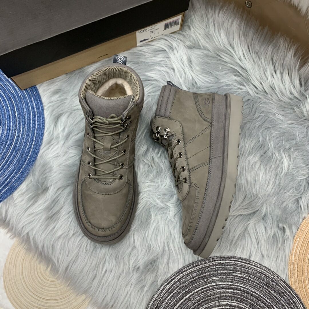 2991 Men's Gray Lace-Up Casual Shoes
