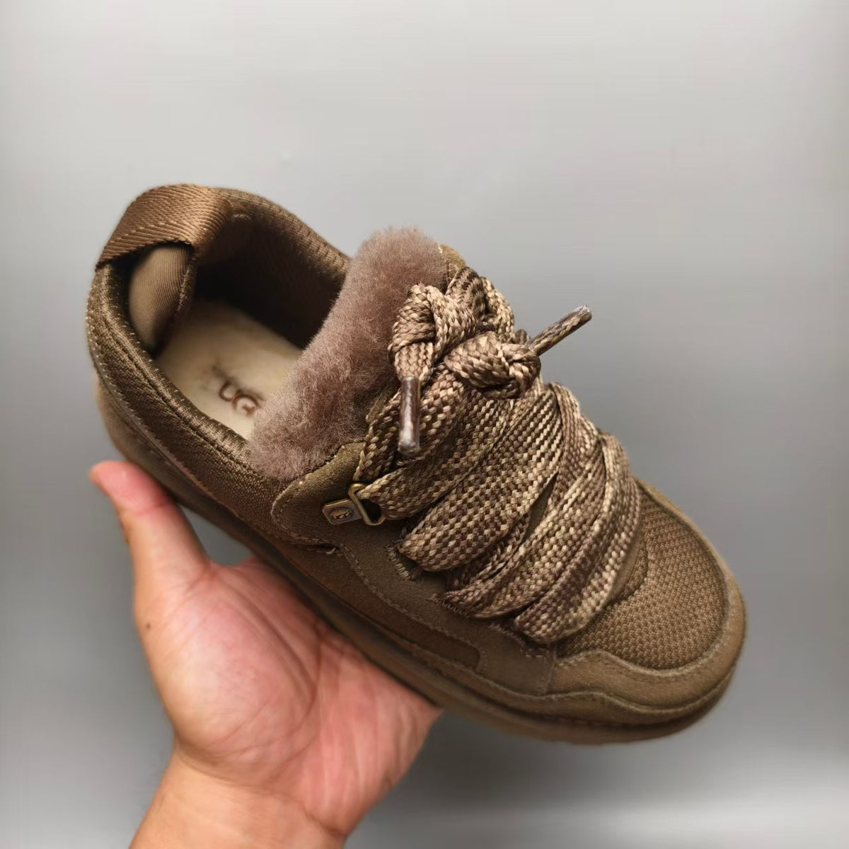 4032 Unisex Walnut Mesh Casual Sneakers