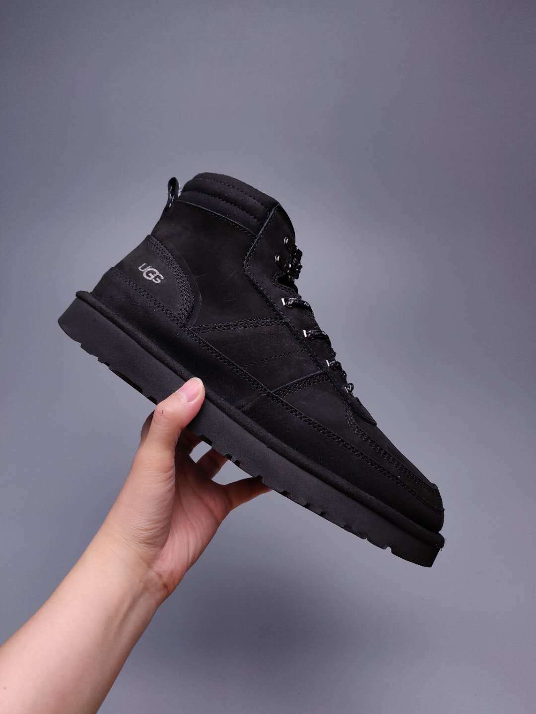 2991 Men's Black Lace-Up Casual Shoes