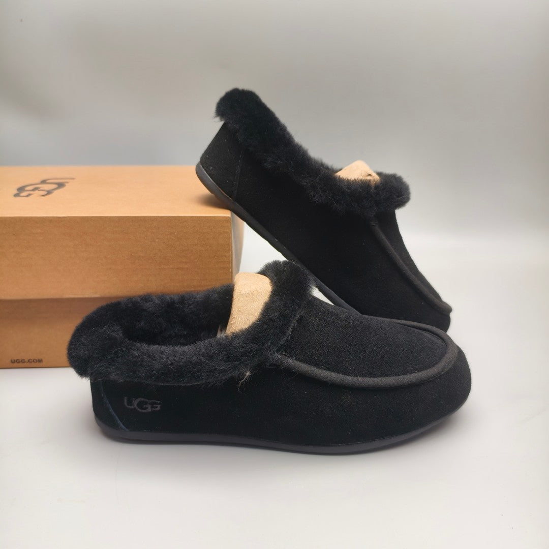 1391 Black Slip-On Casual House Shoes