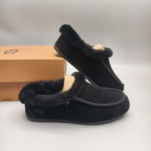 1391 Black Slip-On Casual House Shoes