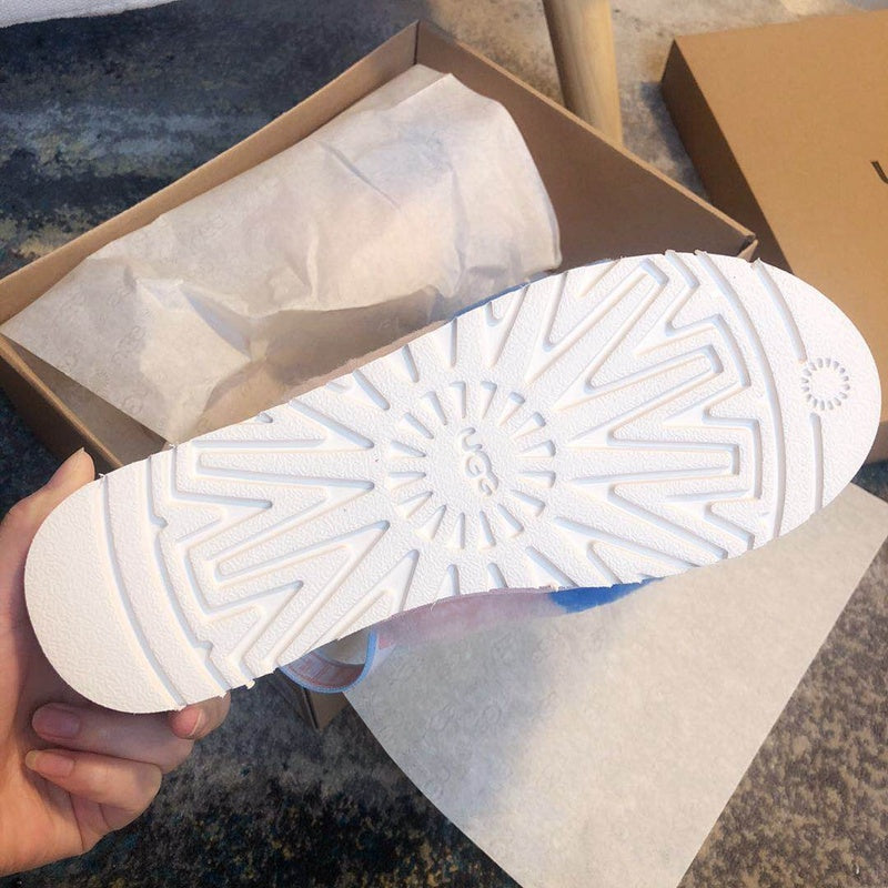 3490 Pink Colorblock Platform Sandals