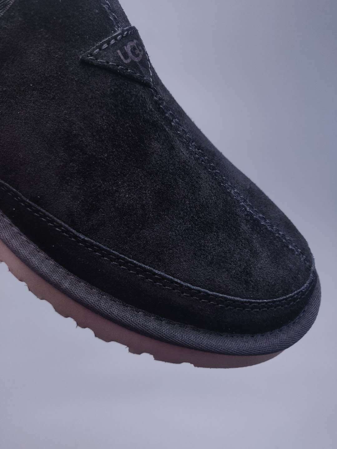 3455 Men's Black Low-Top Slip-On Shoes