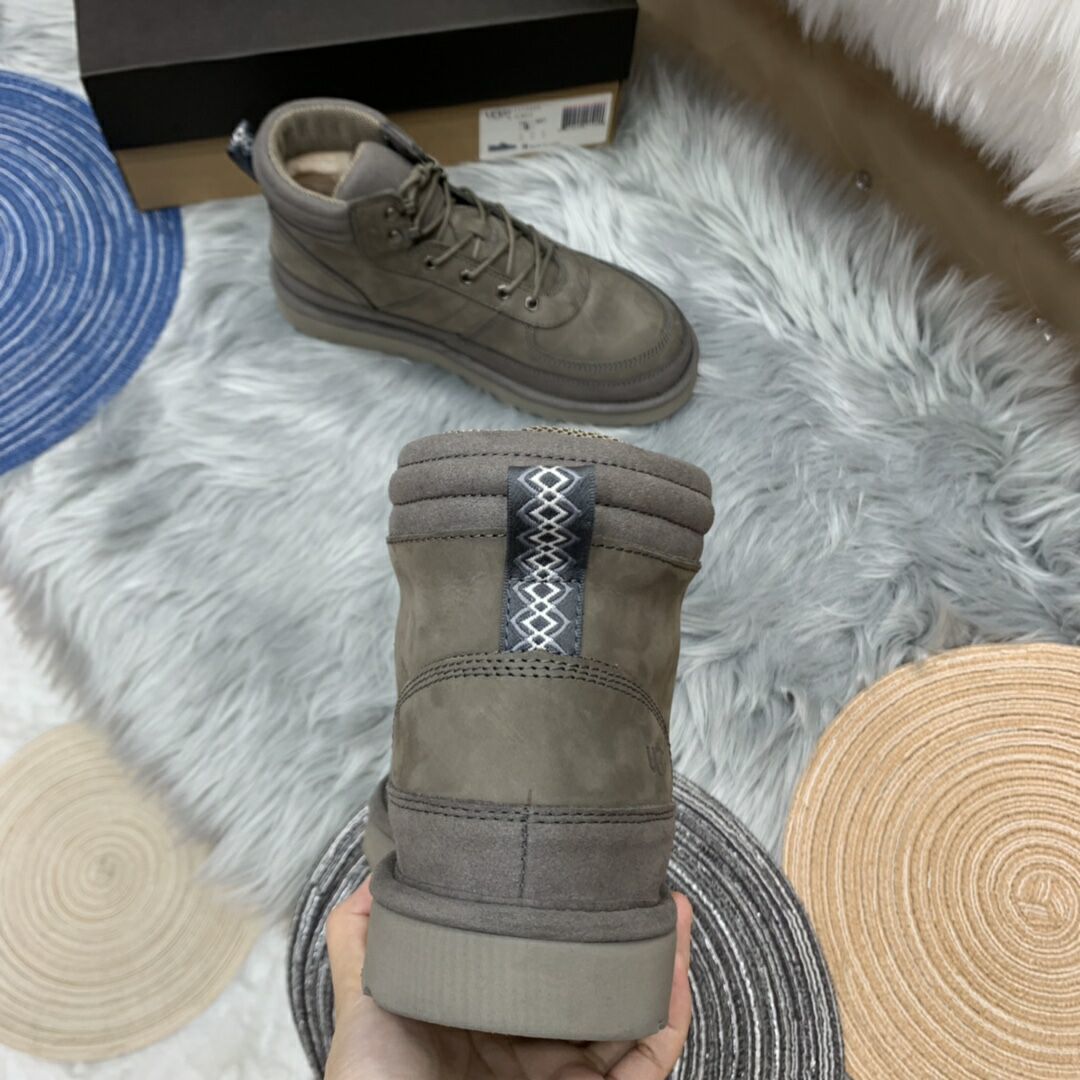 2991 Men's Gray Lace-Up Casual Shoes