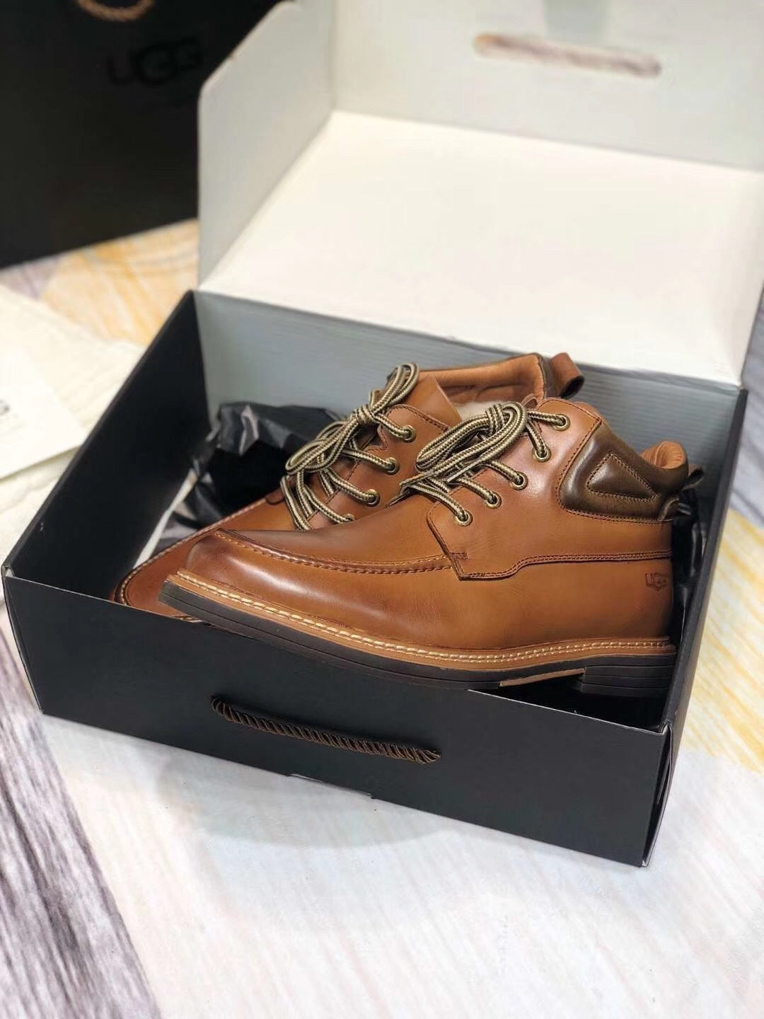 Classic Brown Leather Shoes – 0726-1