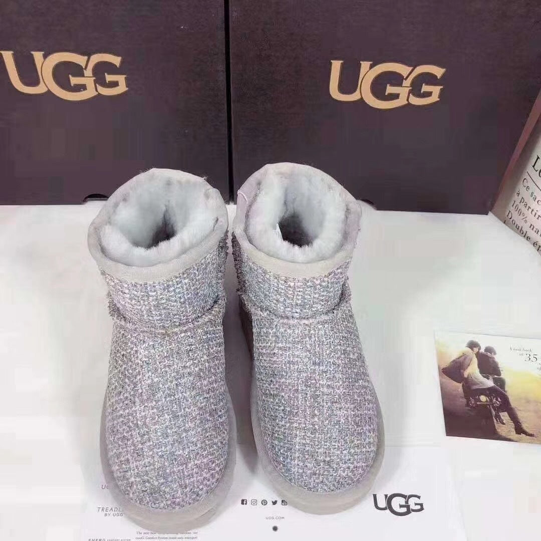 5854 Kids' Chic Gray Snow Boots