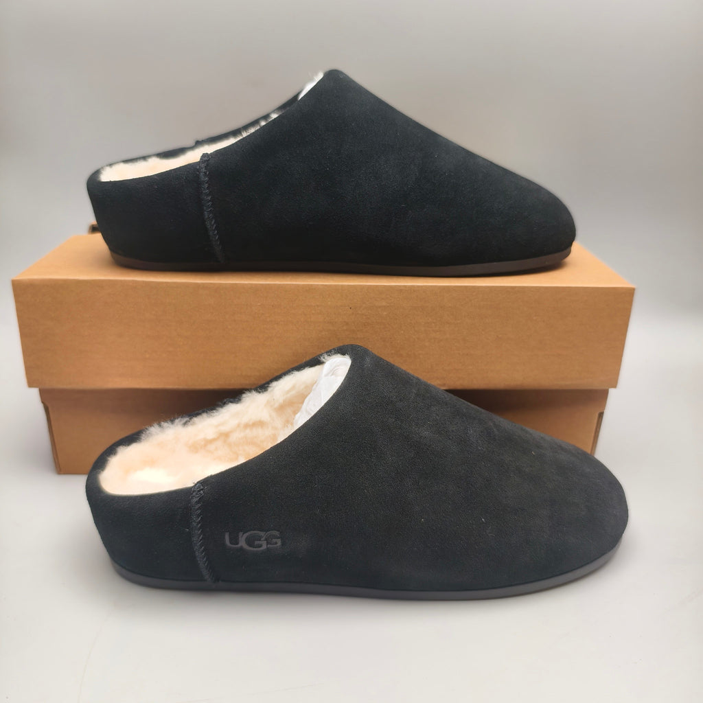 1390 Black Slip-On Casual House Shoes