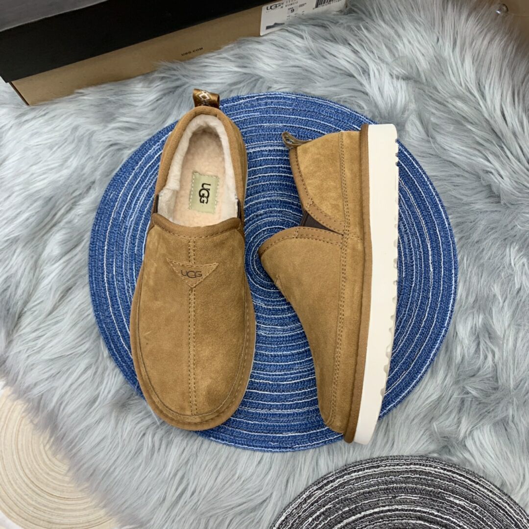3455 Men's Chestnut Low-Top Slip-On Shoes