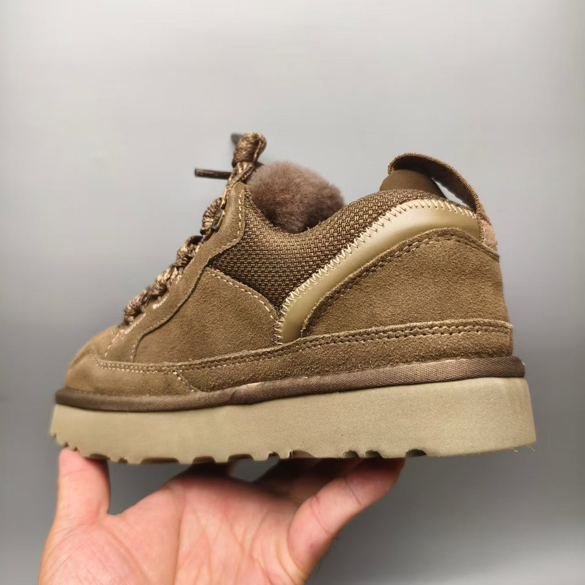 4032 Unisex Walnut Mesh Casual Sneakers