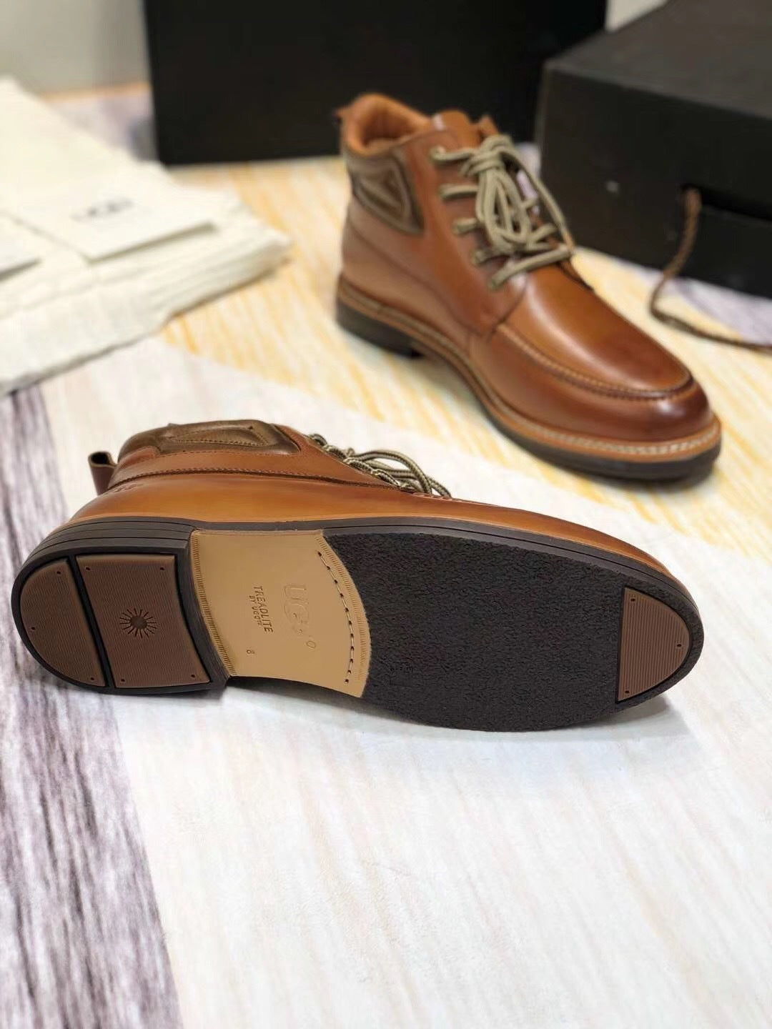 Classic Brown Leather Shoes – 0726-1