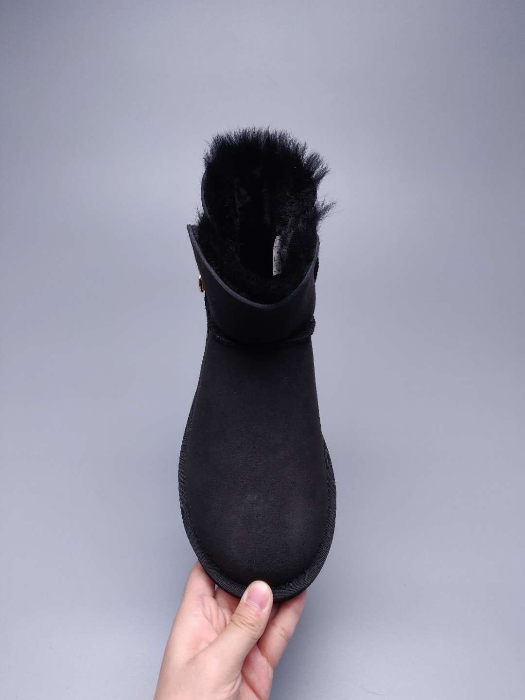2481 Black Side-Zip Ankle Boots