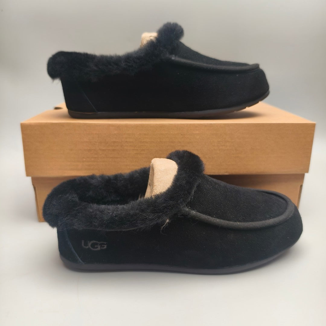 1391 Black Slip-On Casual House Shoes