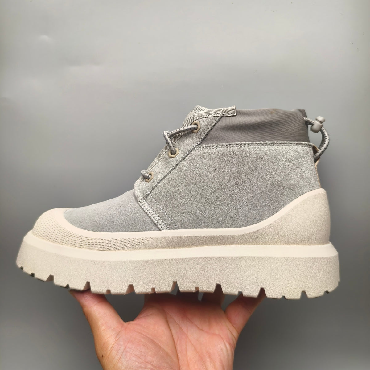 3991 Light Gray High-Top Casual Shoes