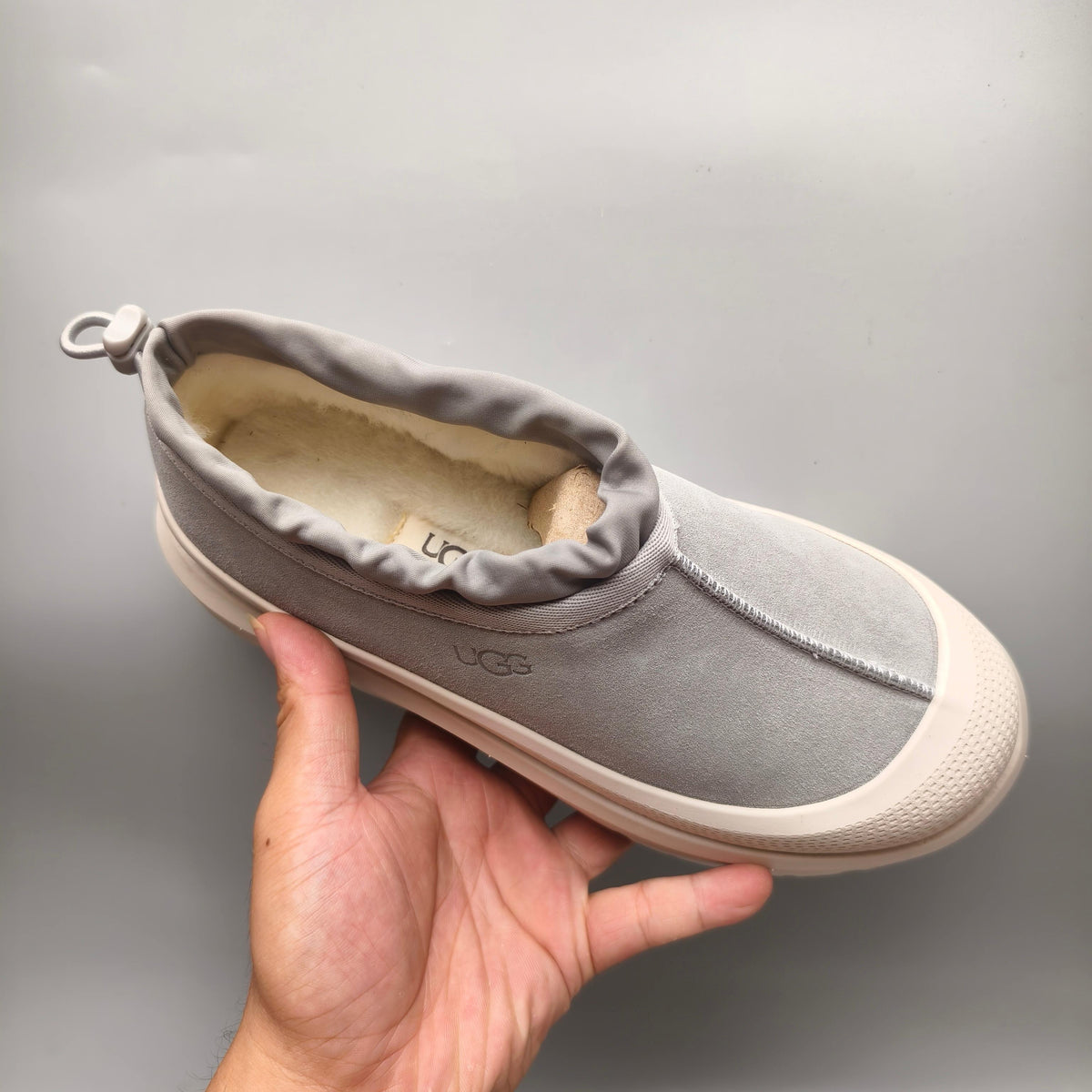 4096 Light Gray Slip-On Casual Shoes