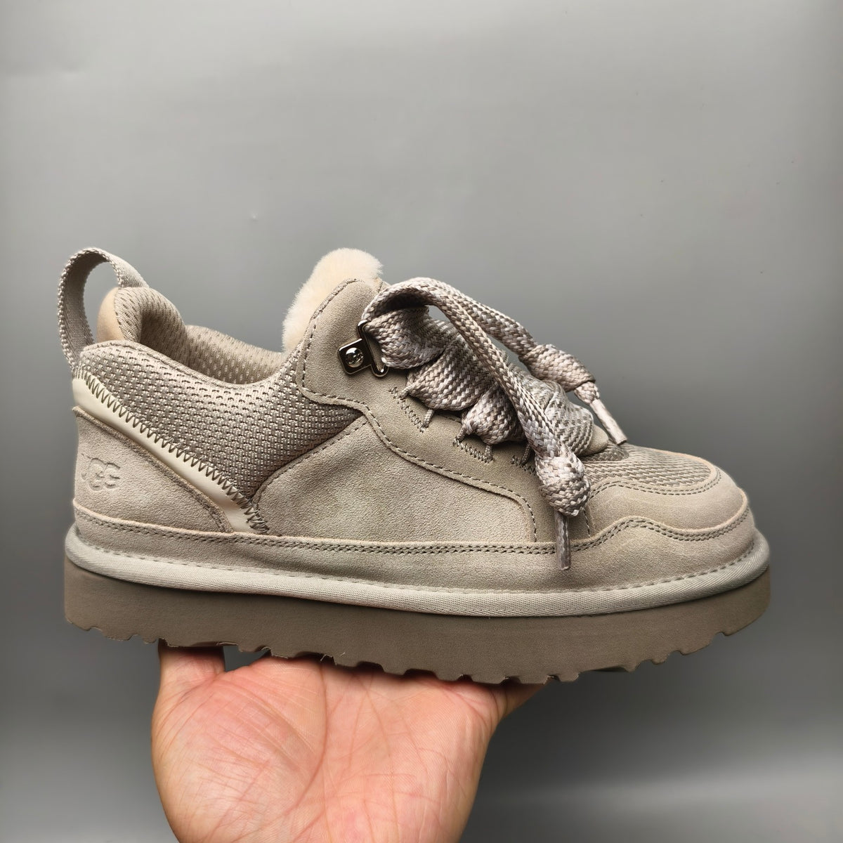 4032 Unisex Gray Mesh Casual Sneakers