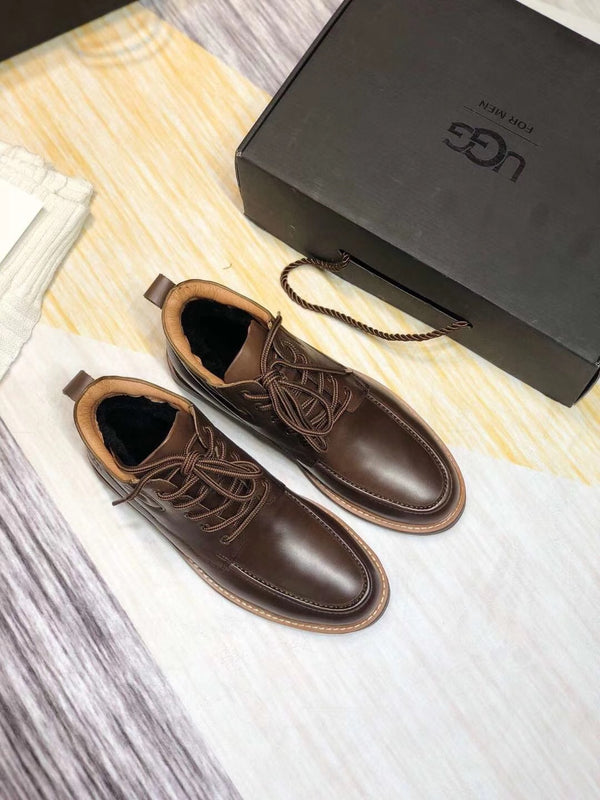 Classic Chocolate Brown Leather Shoes – 0726-1