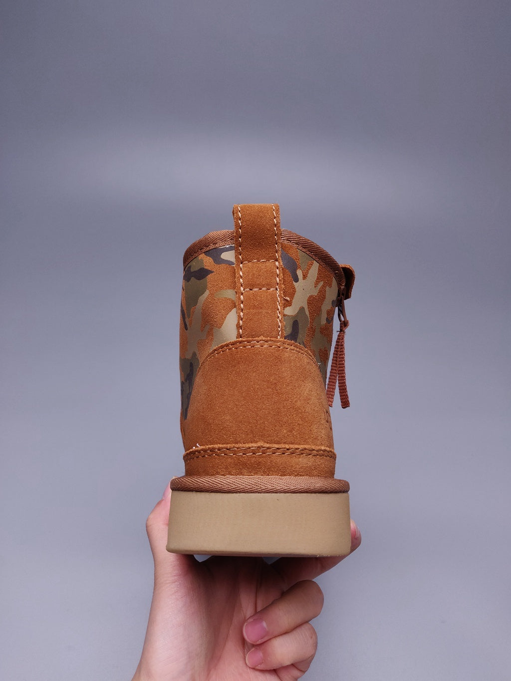 4193 Men's Chestnut Colorblock Camo Shoes