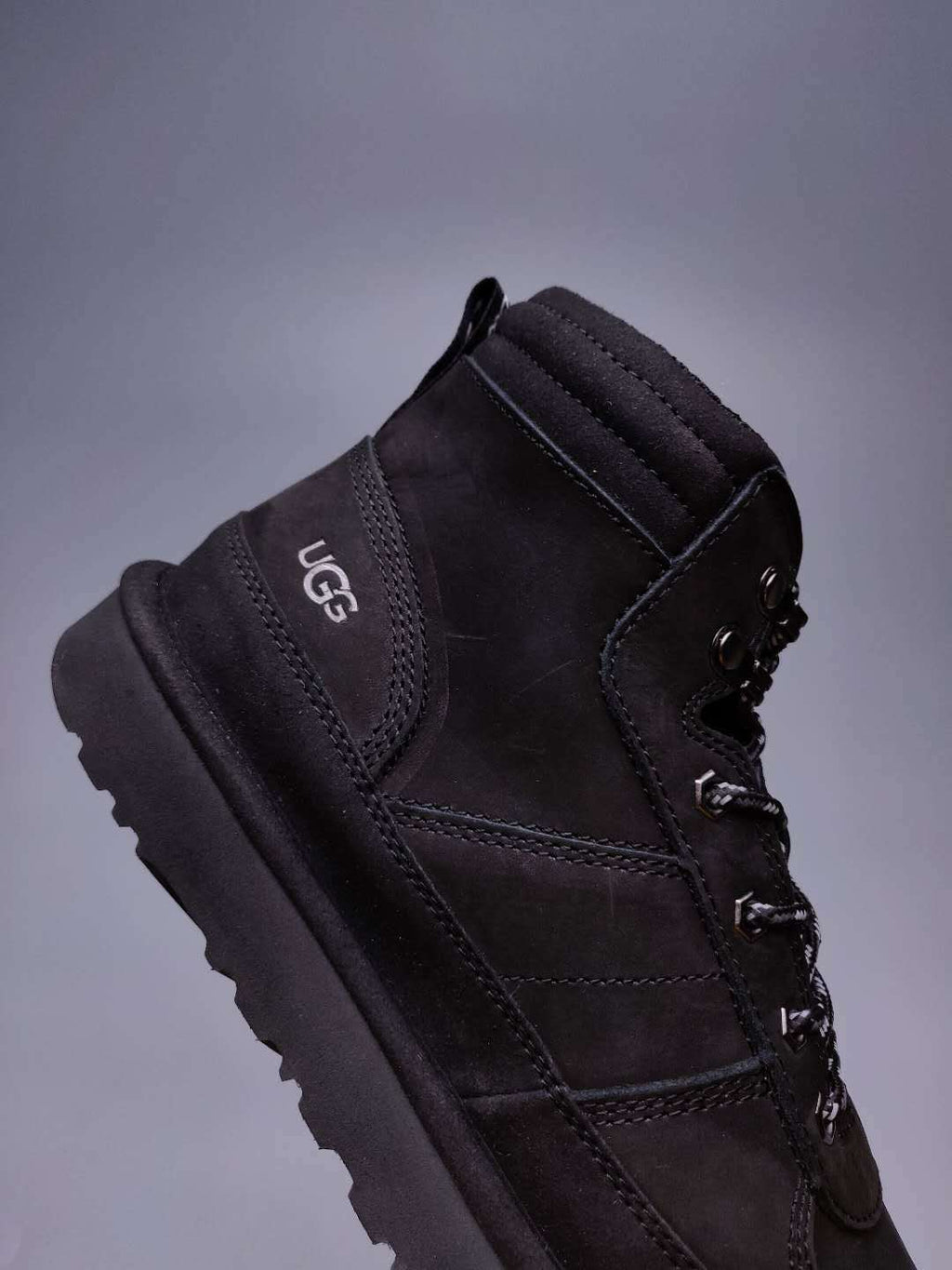 2991 Men's Black Lace-Up Casual Shoes
