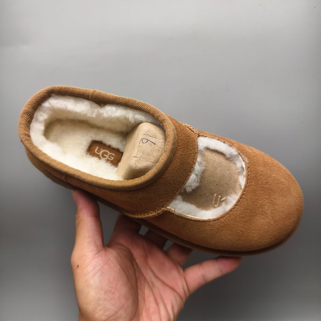 7612 Chestnut Platform Mary Jane Shoes