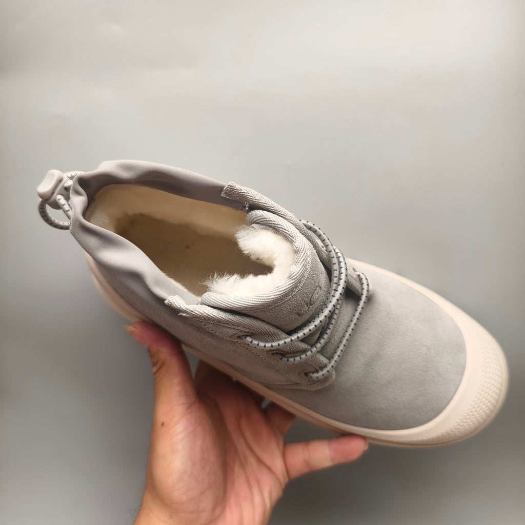 3991 Light Gray High-Top Casual Shoes