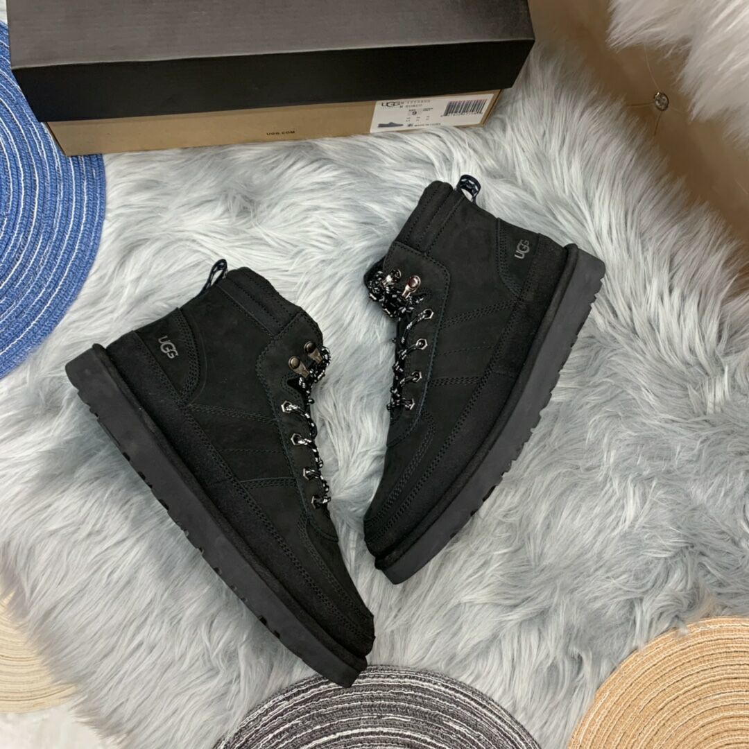 2991 Men's Black Lace-Up Casual Shoes