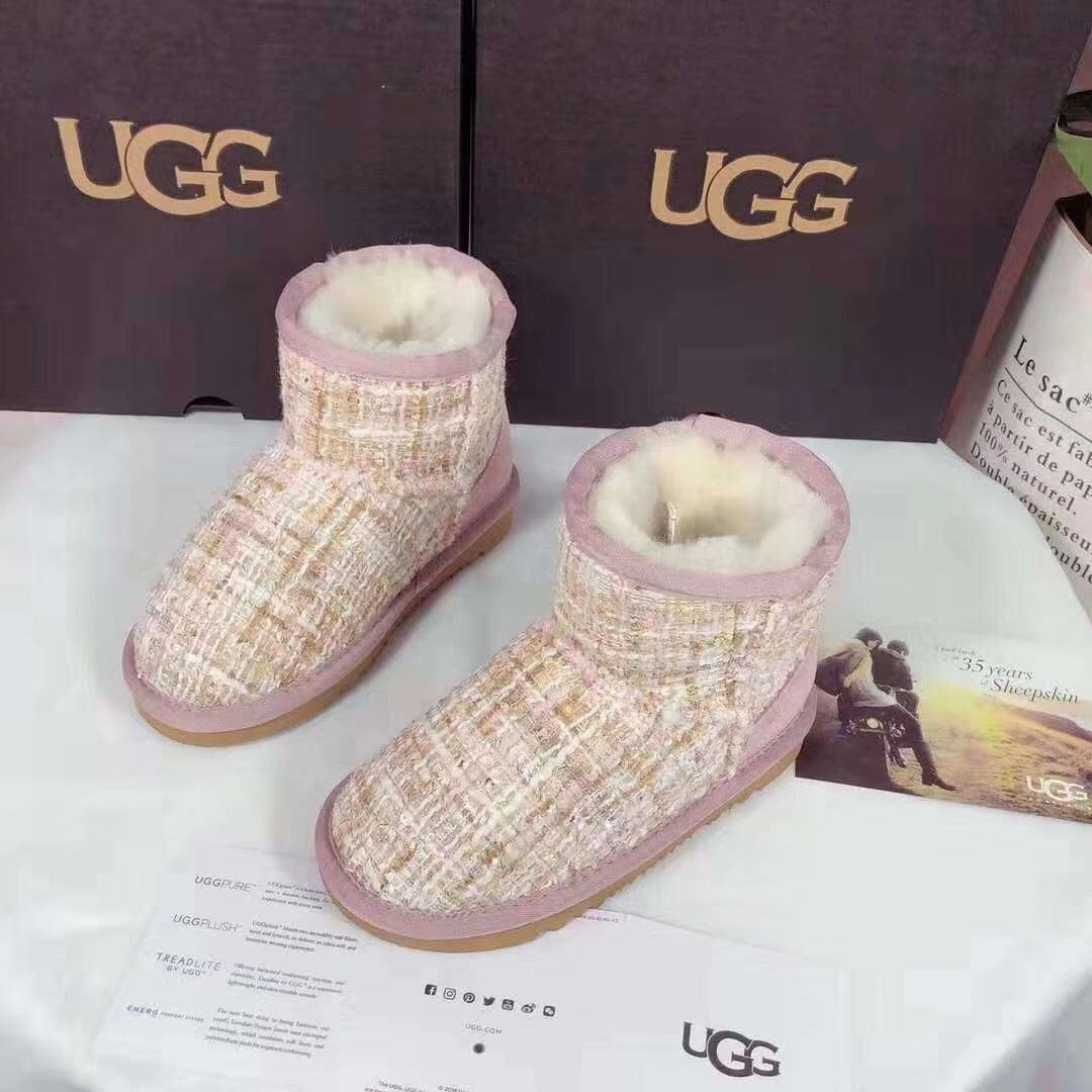 5854 Kids' Chic Pink Snow Boots