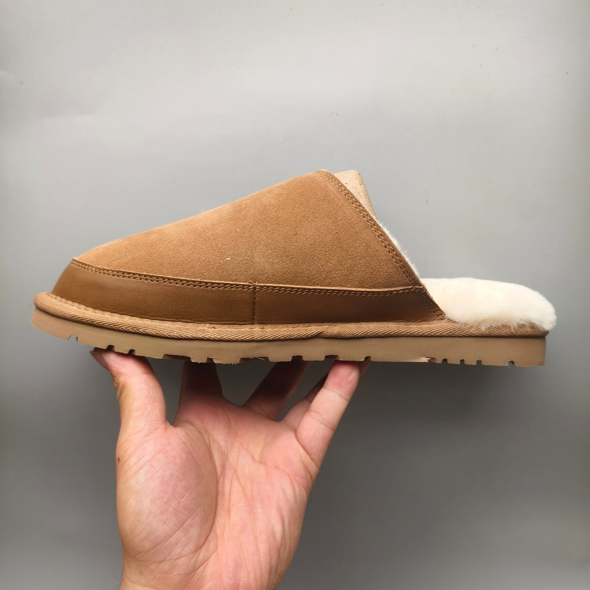 4585 Men's Chestnut Ultra-Lightweight Fluffy Casual Slippers