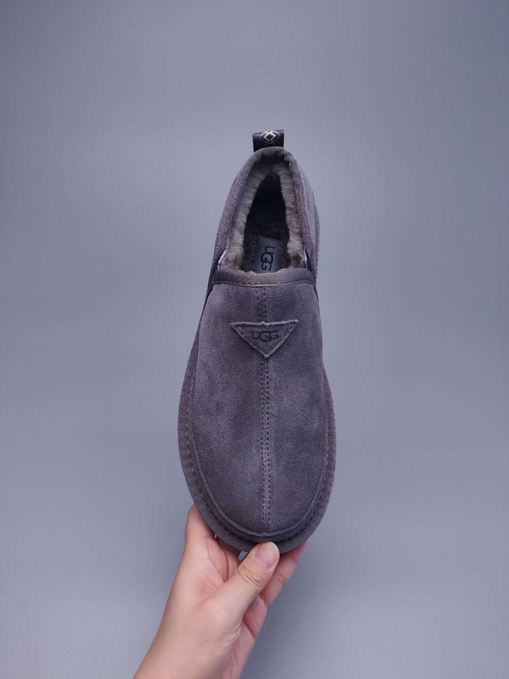 3455 Men's Gray Low-Top Slip-On Shoes