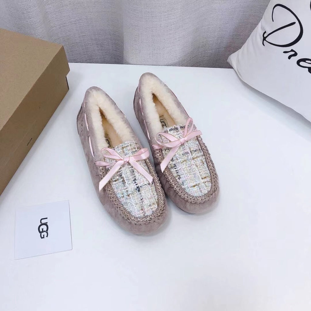 5623 Dusk Pink Chic Moccasin-Style Loafers