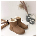 3130 Chestnut Bow-Detail Ankle Boots