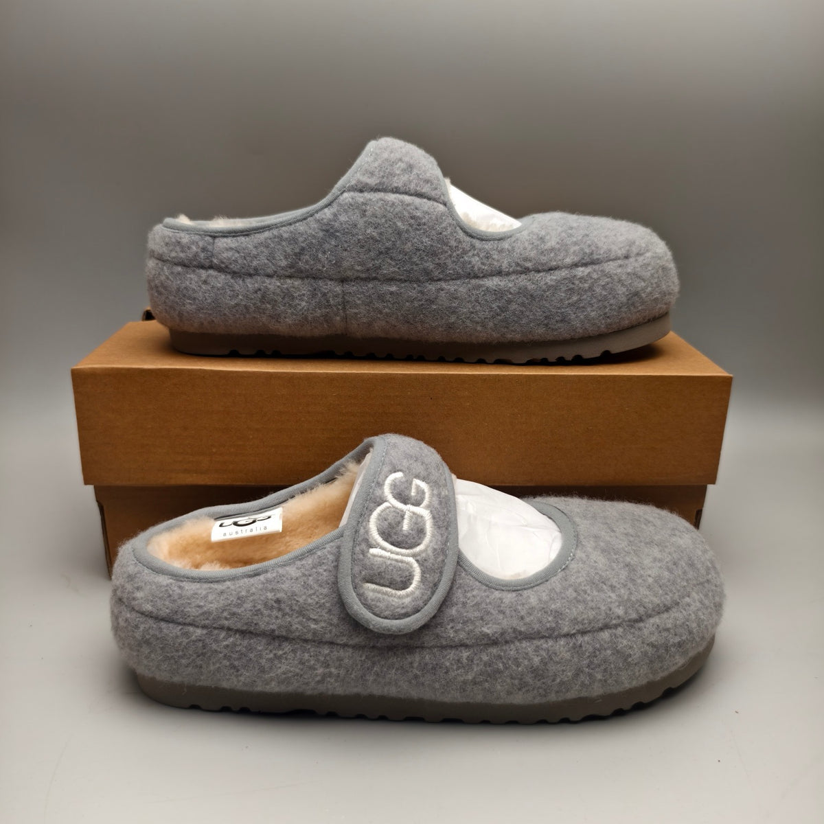 5097 Gray Ultra-Lightweight Mary Jane Casual Shoes