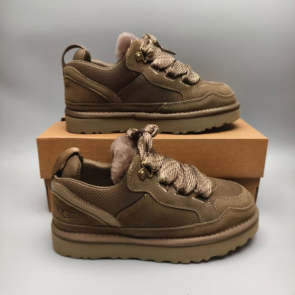 4032 Unisex Walnut Mesh Casual Sneakers