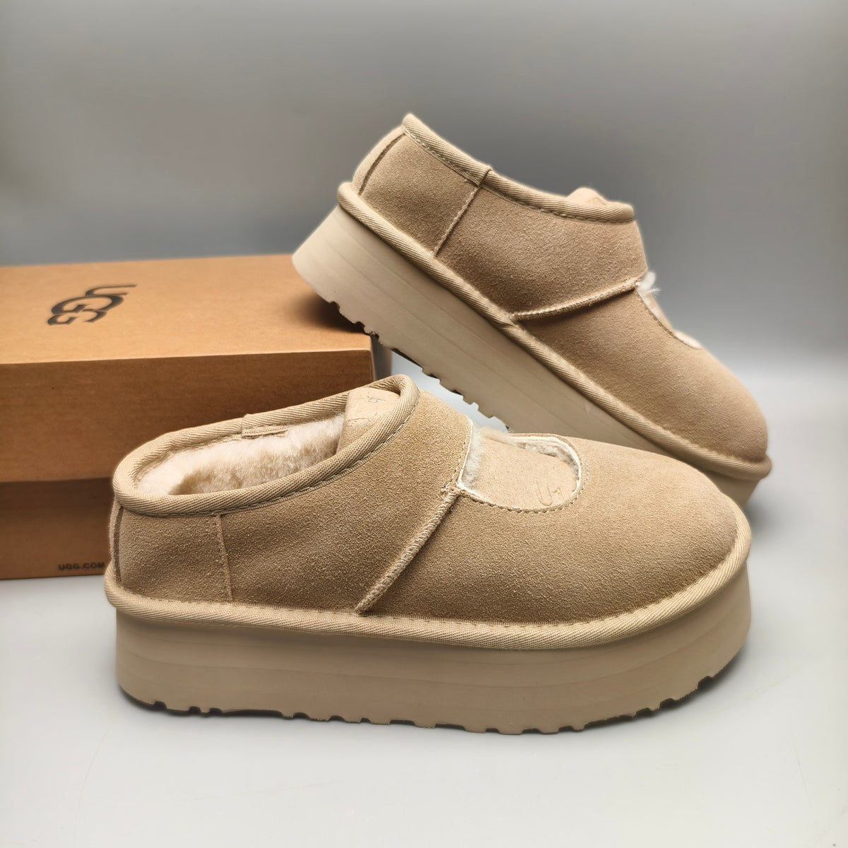 7612 Sand Platform Mary Jane Shoes