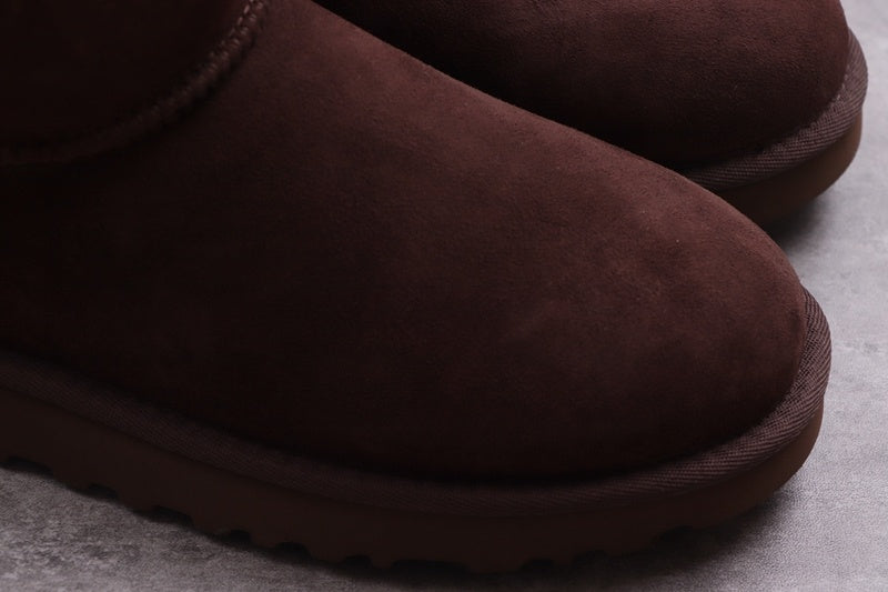 6422 W Mini Bailey Button II Coffee Brown Shoes