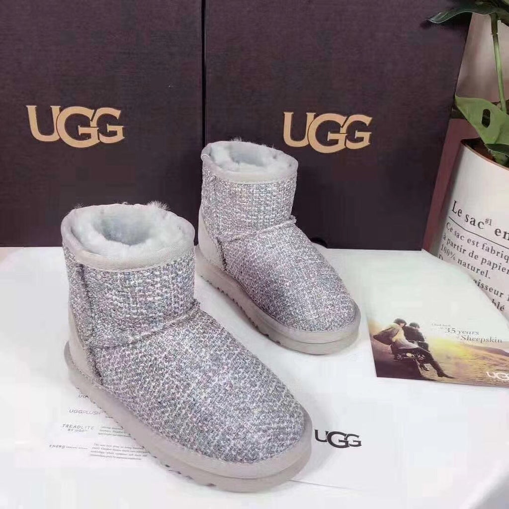 5854 Kids' Chic Gray Snow Boots