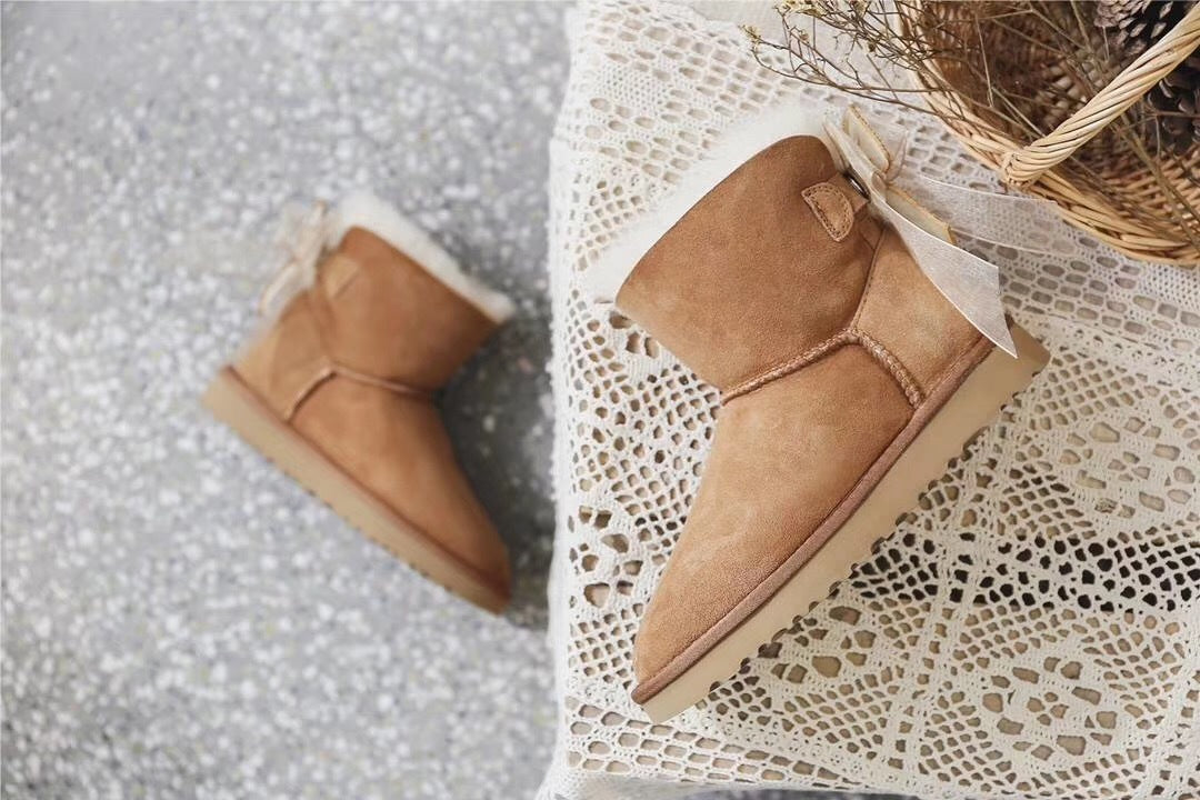 6503 Chestnut Brown Three-Way Snow Boots
