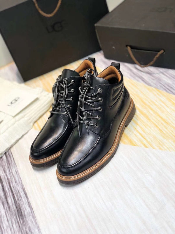 Classic Black Leather Shoes – 0726-1