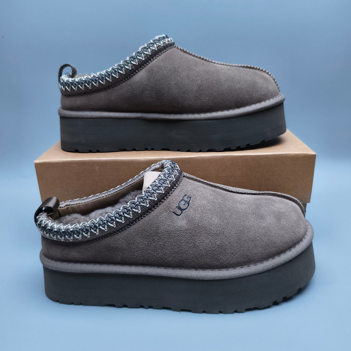 2553 / 2130 Walnut Folk-Inspired Platform Casual Shoes