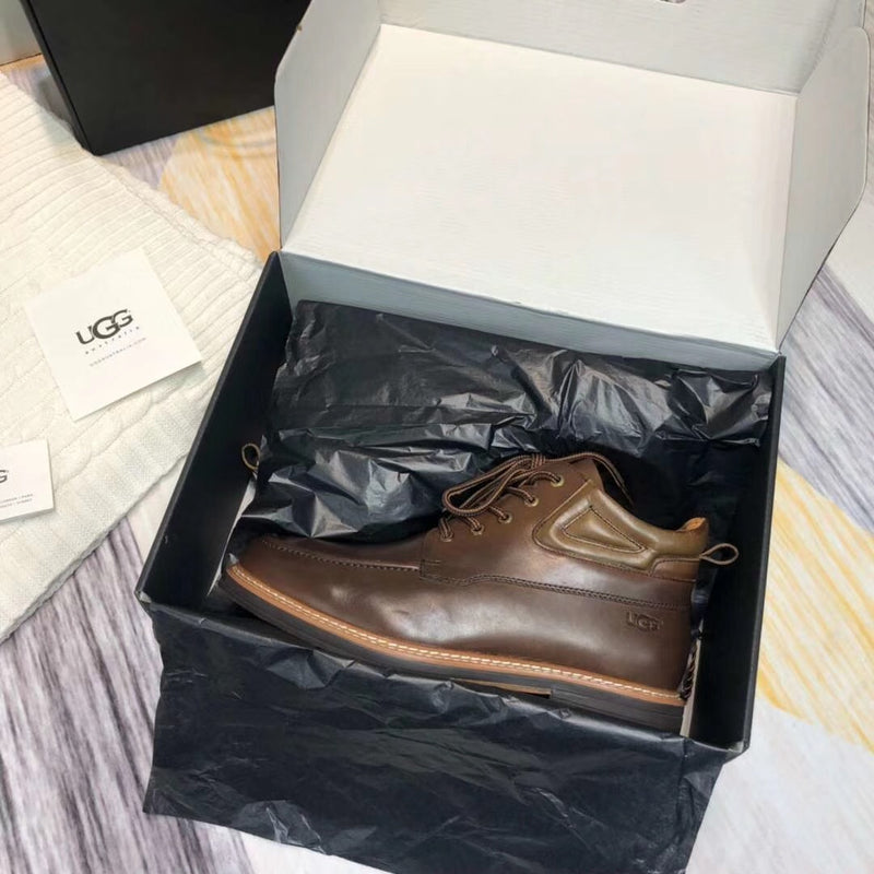 Classic Chocolate Brown Leather Shoes – 0726-1