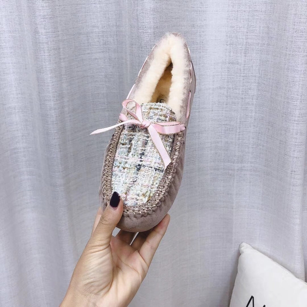 5623 Dusk Pink Chic Moccasin-Style Loafers