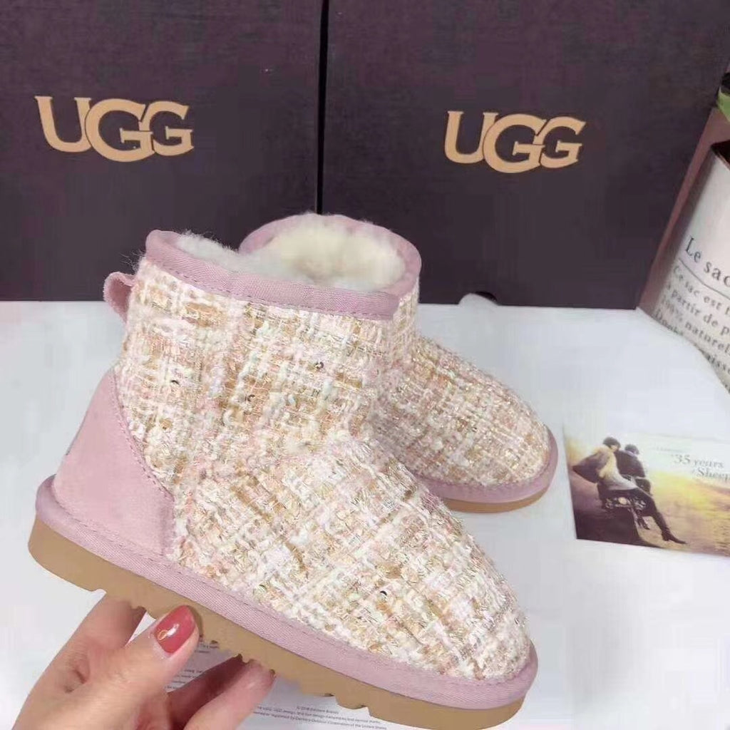 5854 Kids' Chic Pink Snow Boots