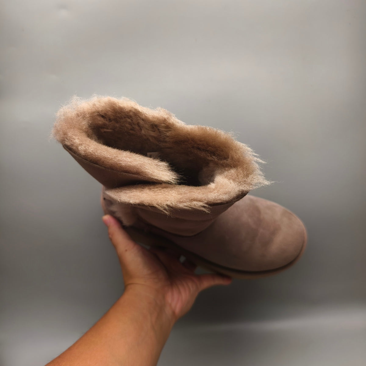 1533 Women's Walnut Brown Platform Wedge Mid-Calf Boots