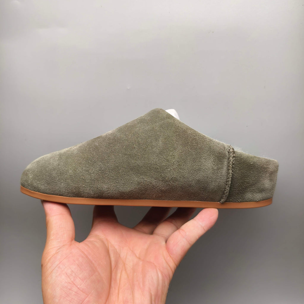 1390 Green Slip-On Casual House Shoes