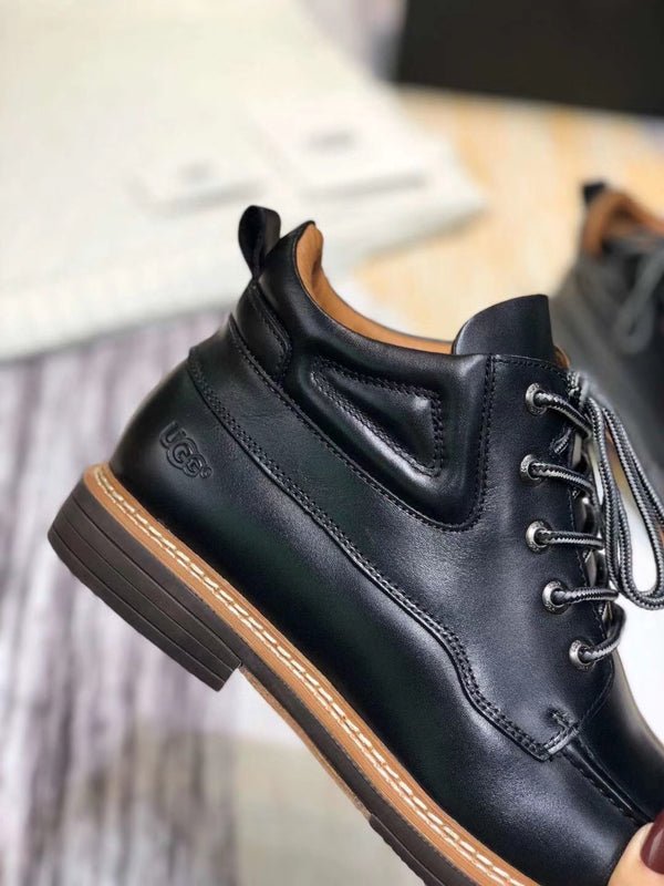 Classic Black Leather Shoes – 0726-1