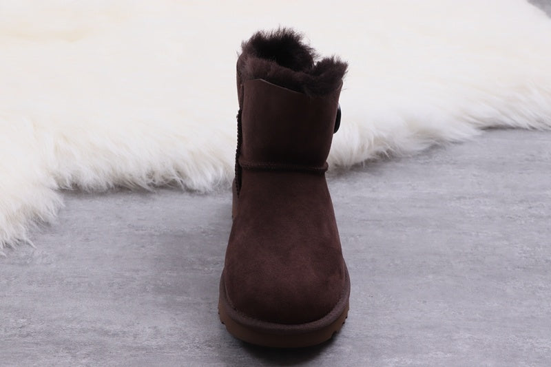 6422 W Mini Bailey Button II Coffee Brown Shoes