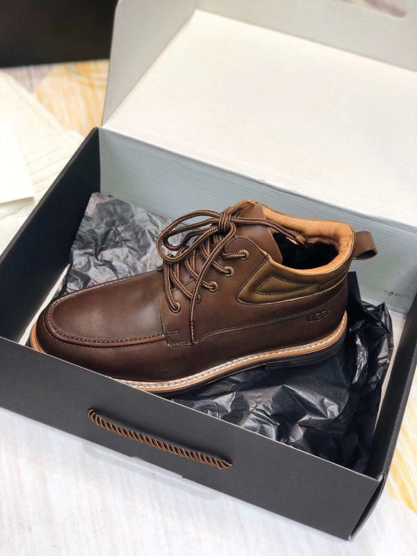 Classic Chocolate Brown Leather Shoes – 0726-1