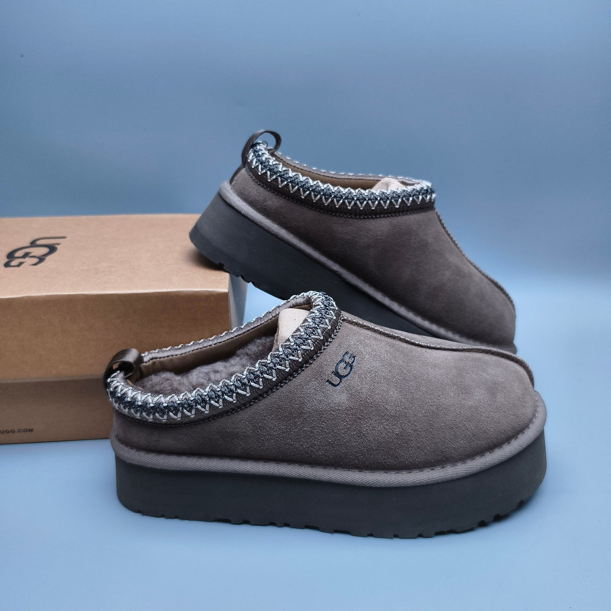 2553 / 2130 Walnut Folk-Inspired Platform Casual Shoes
